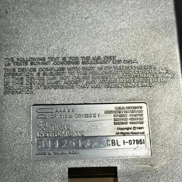 TEXAS INSTRUMENTS Ti85 Graphing Calculator in Black •WORKS!• Includes Cover! - Picture 14 of 16